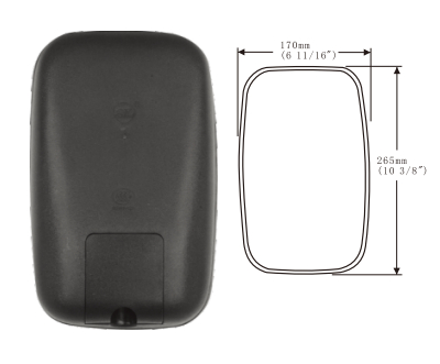  Mo te ISUZU NKP NHR High Quality Rear View Mirror